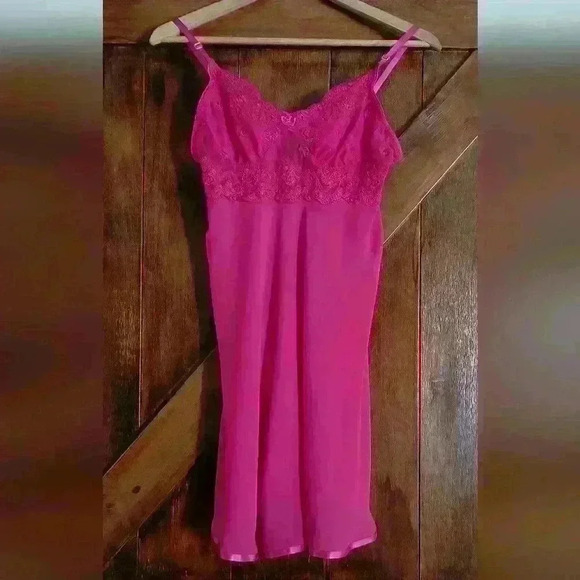 Vtg Cinema Etoile Nightie Slip Fairycore Size Medium Nightgown Lingerie Babydoll - Picture 1 of 7